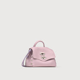 BORSA POSTINA® SUPER BABY IN PELLE LAMINATA PURPLE GLICINE - Mini Bag | Zanellato