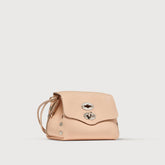 BORSA POSTINA® SUPER BABY IN PELLE MARTELLATA PINK DONNA ELENA - Mini Bag | Zanellato