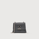 BORSA POSTINA® SUPER BABY IN PELLE RIGENERATA BLACK NERO - Borse Autunno-Inverno | Zanellato