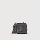 BORSA POSTINA® SUPER BABY IN PELLE RIGENERATA BLACK NERO - Black nero | Zanellato