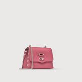 SUPER-BABY POSTINA® MESSENGER BAG IN REGENERATED LEATHER PINK BIZANTINO - Small bags | Zanellato