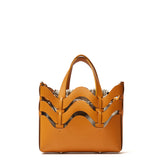 BORSA DUNE SMALL IN PELLE RIGENERATA ORANGE ARANCETO - orange aranceto | Zanellato