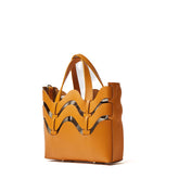 BORSA DUNE SMALL IN PELLE RIGENERATA ORANGE ARANCETO - orange aranceto | Zanellato