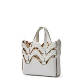 BORSA DUNE SMALL IN PELLE RIGENERATA WHITE GESSO - Black Friday Zanellato | Zanellato