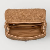 BORSA POSTINA® SMALL IN TESSUTO TEDDY BROWN TEDDY - Brown teddy | Zanellato