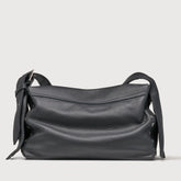 BORSA POSTINA® MEDIUM IN PELLE MARTELLATA BLACK NERO - Black nero | Zanellato