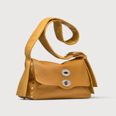 BORSA POSTINA® SMALL IN PELLE MARTELLATA YELLOW GIALLONE - Postina® | Zanellato