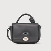 BORSA ELLA SOFT SMALL IN PELLE LISCIA BLACK NERO - Borse a Mano | Zanellato