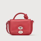 BORSA ELLA SOFT SMALL IN PELLE LISCIA RED VALTELLINA - red 	valtellina | Zanellato