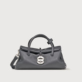 BORSA DOTTA® SMALL IN PELLE MARTELLATA GREY STROMBOLI - Borse Autunno-Inverno | Zanellato