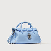 BORSA DOTTA® SMALL IN PELLE MARTELLATA BLUE SALENTO - Spring-Summer Bags | Zanellato