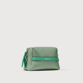 BORSA MATRIOSKA IN PELLE MARTELLATA GREEN RAME - Borse Primavera-Estate | Zanellato