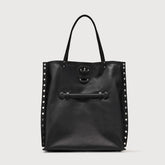 BORSA A' SPASSO® MEDIUM IN PELLE LISCIA BLACK LAVAGNA - Borse in Pelle Liscia | Zanellato