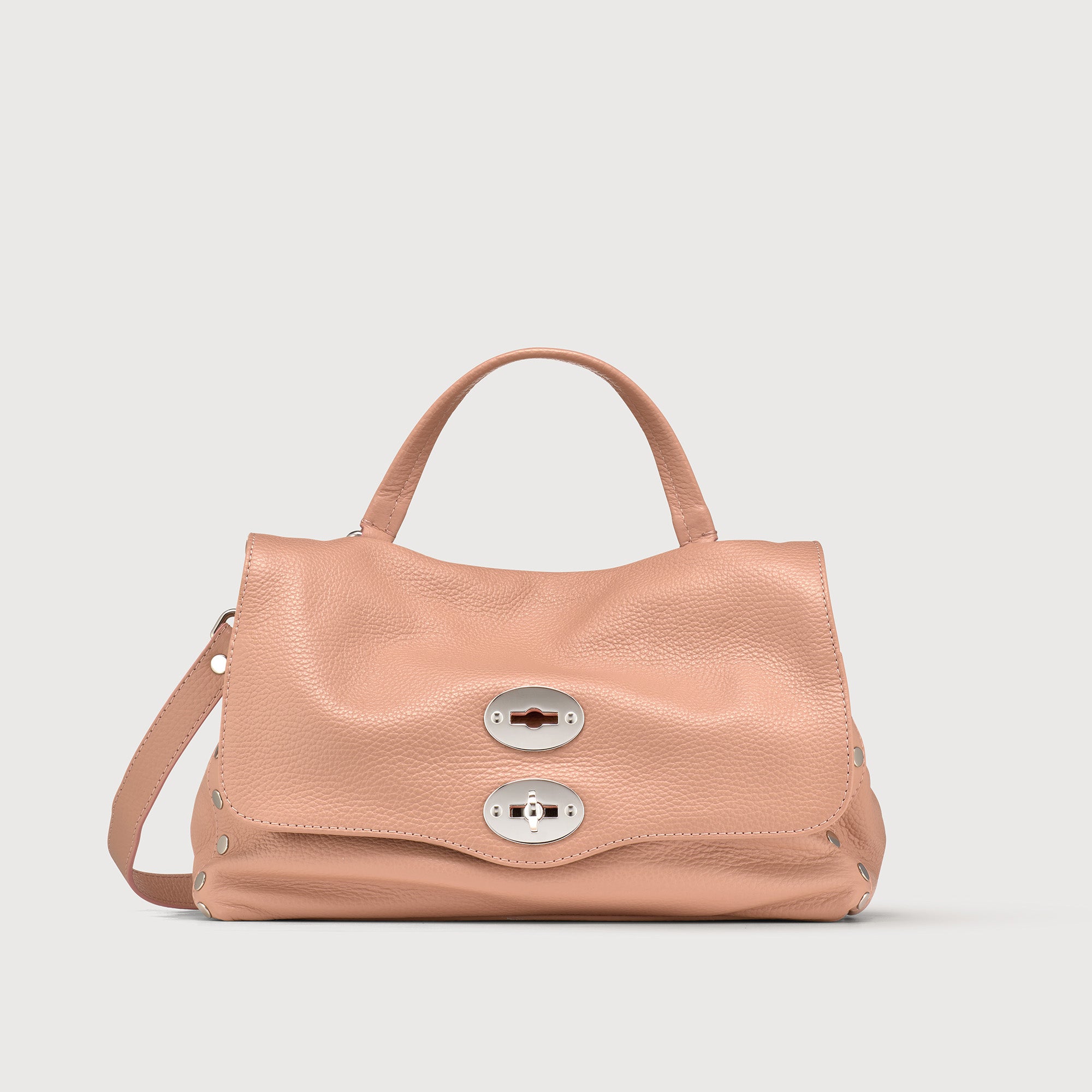 Zanellato BORSA POSTINA® SMALL IN PELLE MARTELLATA PINK NUDE | Zanellato